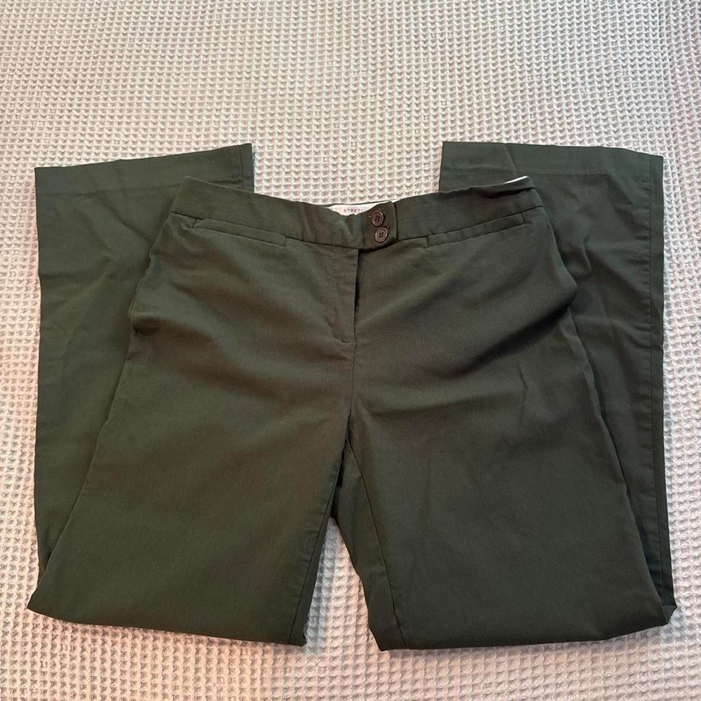 Vintage NINE and company by Nine‎ West Olive green stretch pants